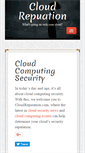 Mobile Screenshot of cloudreputation.com